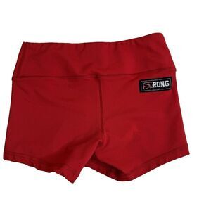 FLEO Solid Shorts Red CrossFit Workout size XS
